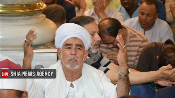 جشن شب نیمه شعبان را در مسجد الحسین(ع) مصر+ تصاویر