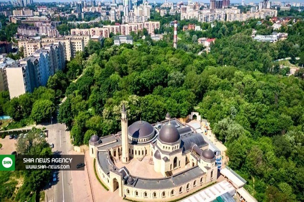 بزرگترین و تنها مسجد زیبای پایتخت اوکراین + فیلم
