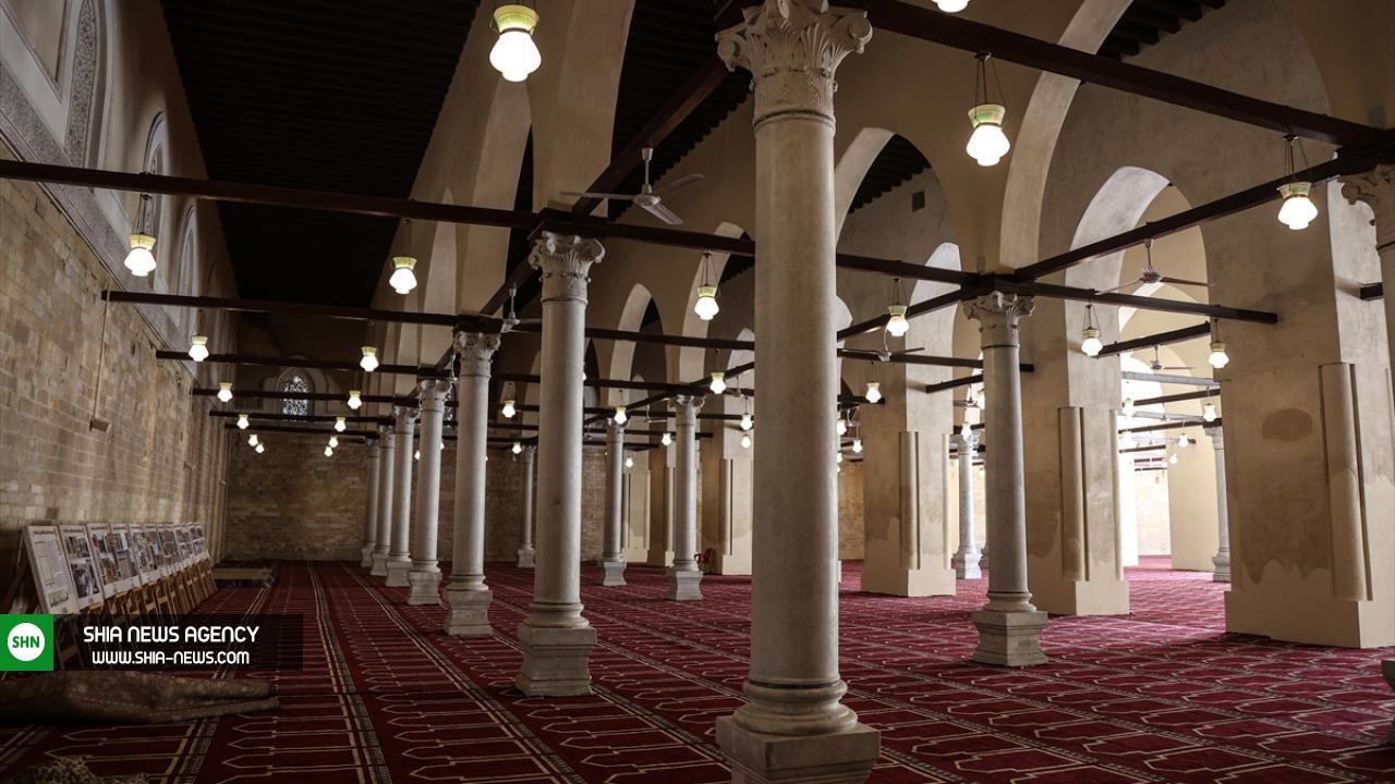 تصاویر/ بازگشایی یکی از قدیمی‌ترین مساجد مصر