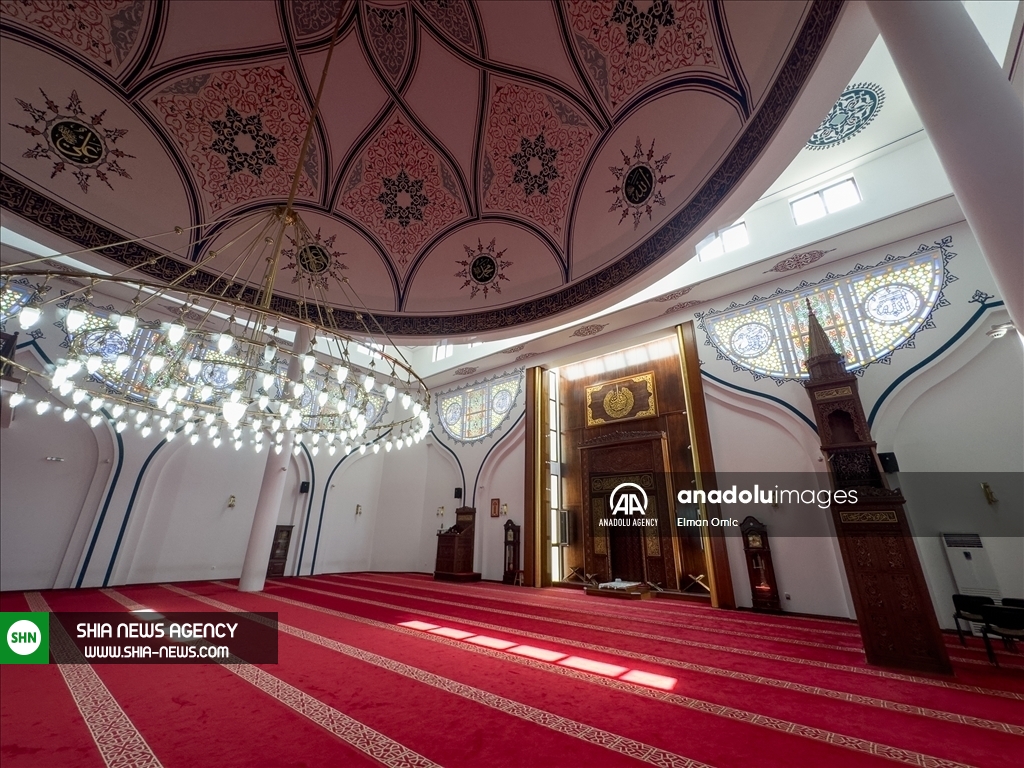تصاویری از یک مسجد زیبا در مونته نگرو