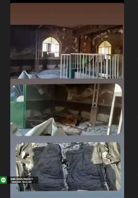 آتش زدن ۲ امامزاده در استان ایلام