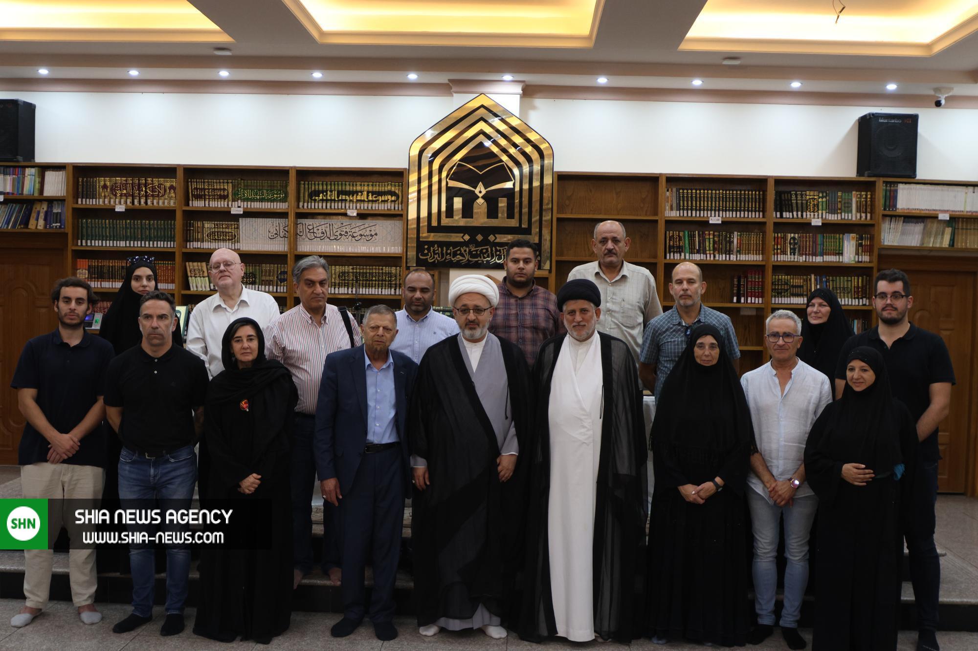 تشرف یک هیئت اسپانیایی به عتبات مقدس+ تصاویر تشرف یک هیئت اسپانیایی به عتبات مقدس+ تصاویر