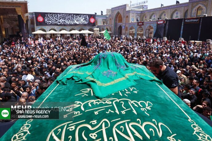 حرم مطهر کاظمین در روز شهادت امام جواد (ع) حرم مطهر کاظمین در روز شهادت امام جواد (ع)