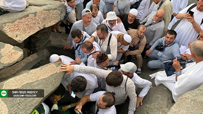 تصاویر/ حضور زائران در غار حرا تصاویر/ حضور زائران در غار حرا