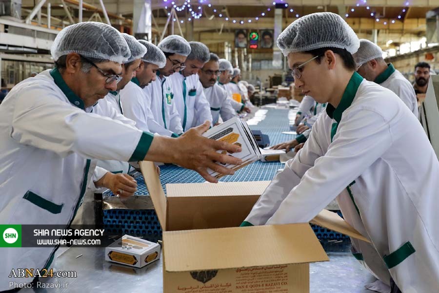 تصاویر/ آماده سازی بستههای متبرک موکب امام رضا(ع) در نجف تصاویر/ آماده سازی بستههای متبرک موکب امام رضا(ع) در نجف