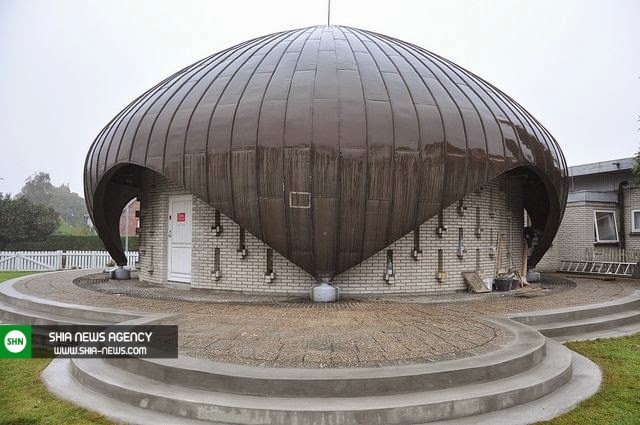 مسجدی با معماری جذاب و مدرن در دانمارک+ تصویر