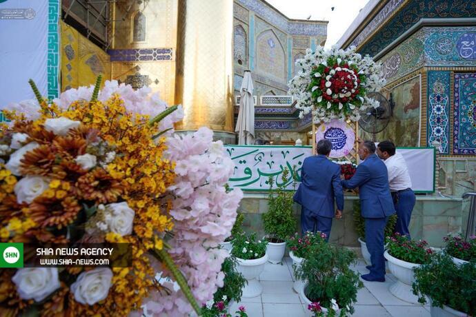 تصاویر/ آماده‌سازی حرم امیرالمؤمنین(ع) در آستانه عید غدیر