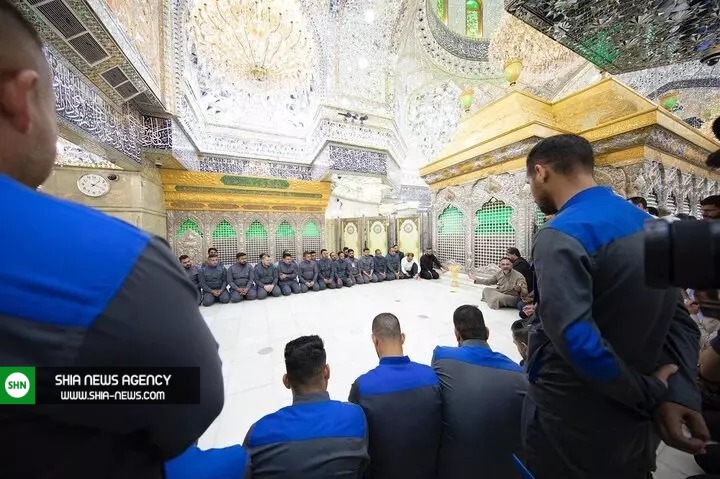 حرم امام حسین (ع) در آستانه محرم شستوشو شد حرم امام حسین (ع) در آستانه محرم شستوشو شد