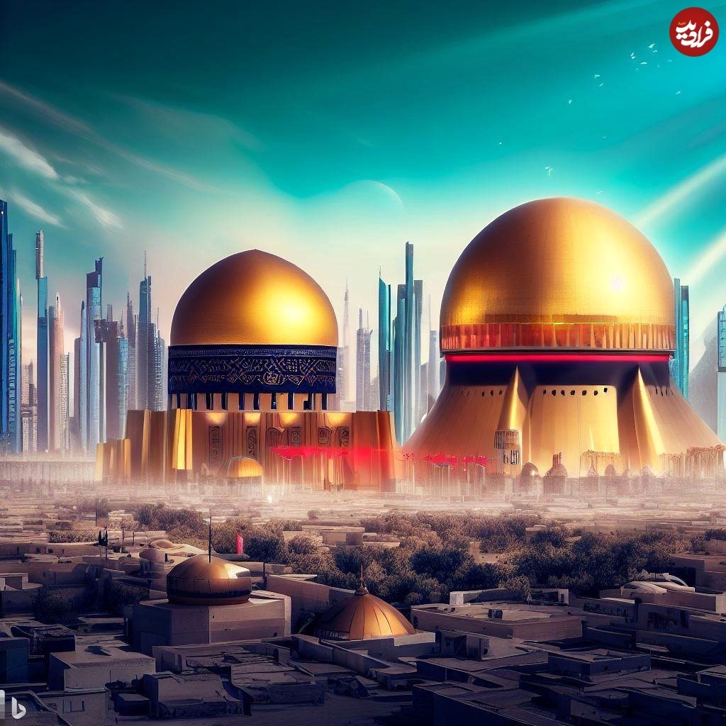 تصویر/ کربلا در هزار سال آینده از نگاه هوش مصنوعی