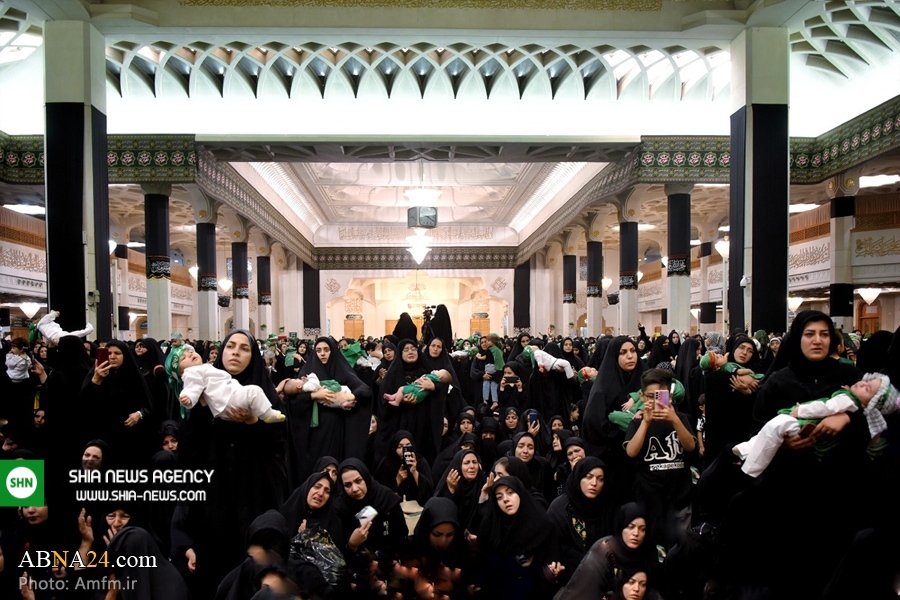 تصاویر/ مراسم شیرخوارگان حسینی در حرم حضرت معصومه(س) تصاویر/ مراسم شیرخوارگان حسینی در حرم حضرت معصومه(س)