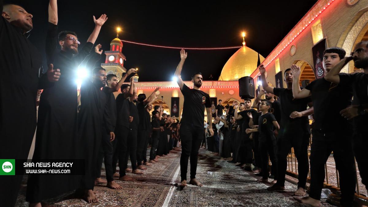 مراسم سوگواری سالروز شهادت امام باقر(ع) و مسلم بن عقیل(ع) در مسجد کوفه مراسم سوگواری سالروز شهادت امام باقر(ع) و مسلم بن عقیل(ع) در مسجد کوفه