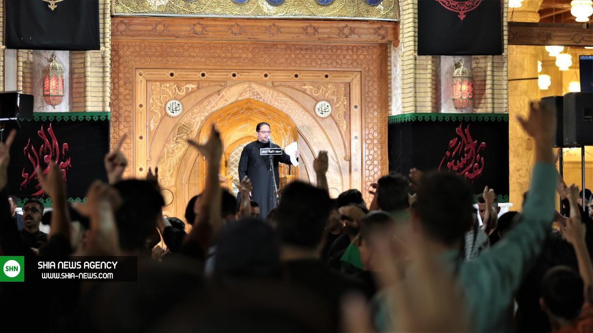 مراسم سوگواری سالروز شهادت امام باقر(ع) و مسلم بن عقیل(ع) در مسجد کوفه مراسم سوگواری سالروز شهادت امام باقر(ع) و مسلم بن عقیل(ع) در مسجد کوفه
