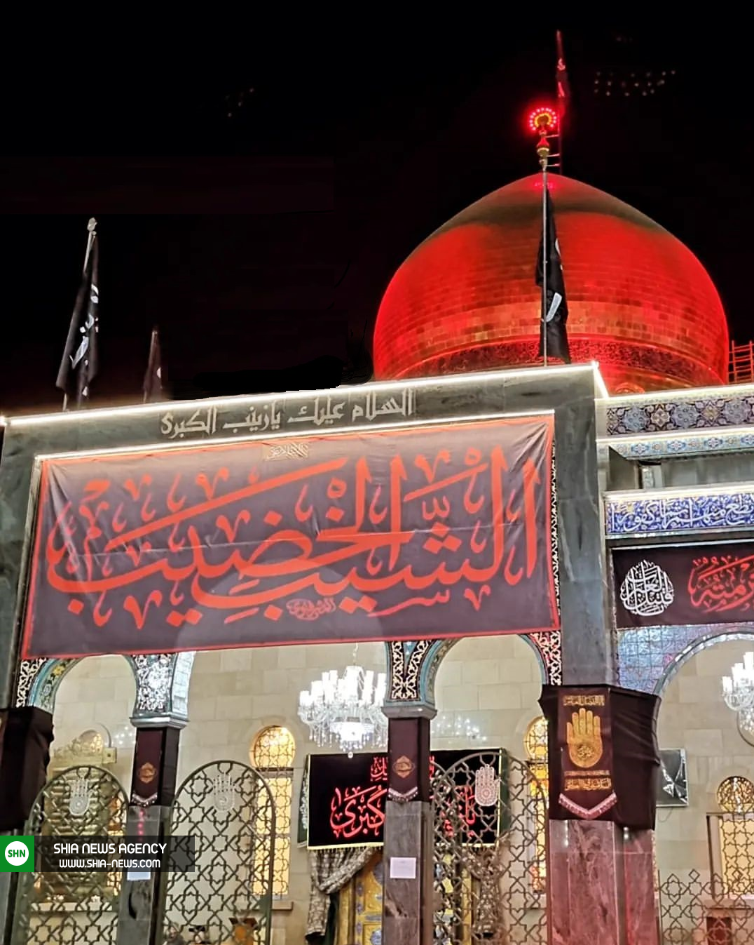 عزاداری امام حسین(ع) در حرم حضرت زینب(س)+عکس و فیلم عزاداری امام حسین(ع) در حرم حضرت زینب(س)+عکس و فیلم