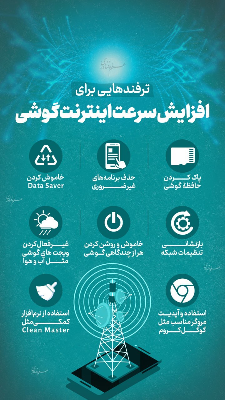 ترفندهایی برای افزایش سرعت اینترنت گوشی ترفندهایی برای افزایش سرعت اینترنت گوشی