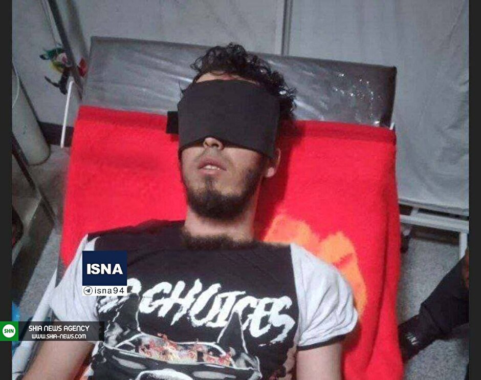 اولین تصاویر از تروریست دستگیر شده در شاهچراغ