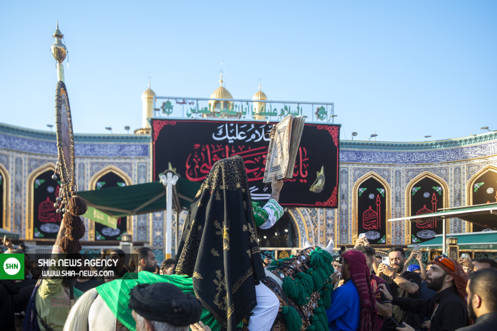 برپایی دستههای عزاداری امام حسین(ع) در کربلا+ تصاویر برپایی دستههای عزاداری امام حسین(ع) در کربلا+ تصاویر