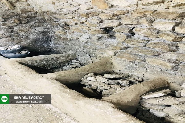 کشف 4 نمازخانه تاریخی در زیر مسجد جامع نوری موصل