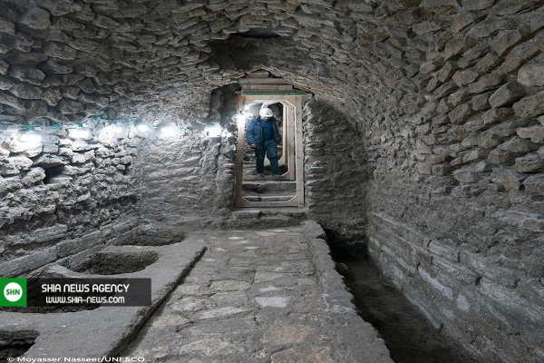 کشف 4 نمازخانه تاریخی در زیر مسجد جامع نوری موصل