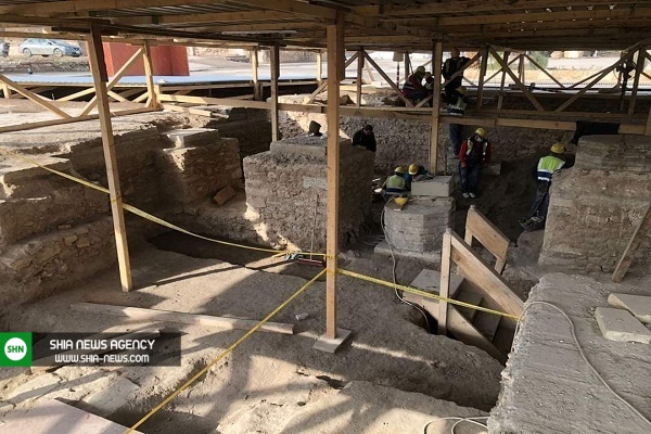 کشف 4 نمازخانه تاریخی در زیر مسجد جامع نوری موصل