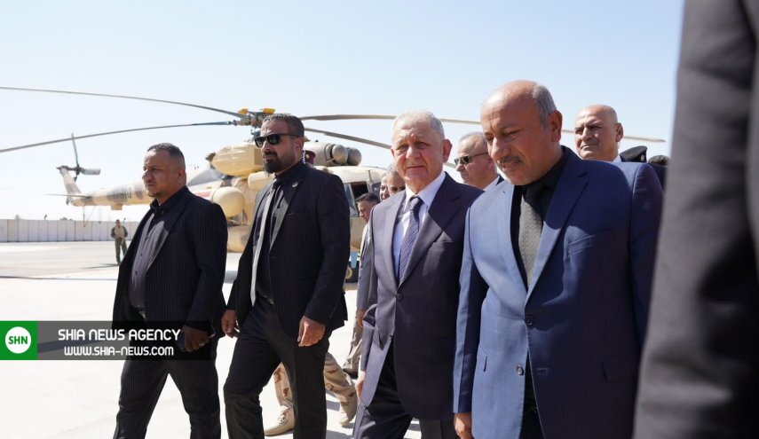 سفر رئیس جمهوری عراق به کربلای معلا در آستانه اربعین