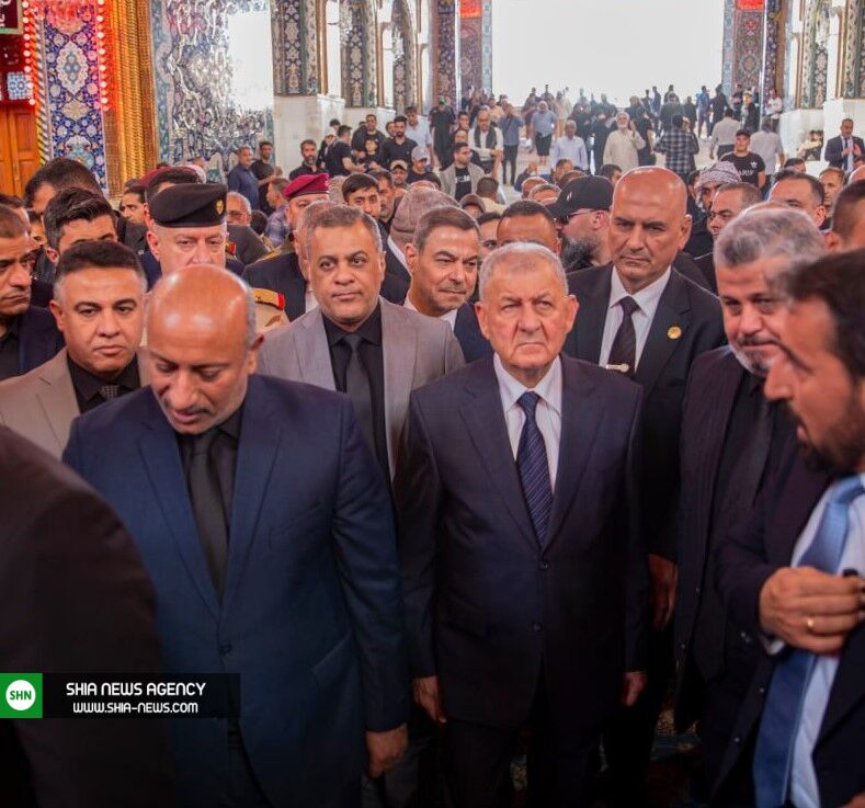سفر رئیس جمهوری عراق به کربلای معلا در آستانه اربعین