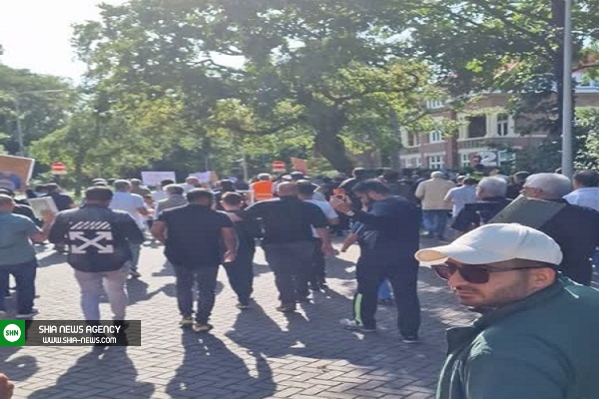 تظاهرات مسلمانان علیه قرآن‌سوزی در هلند + تصویر