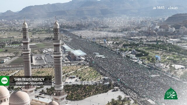 تجمع گسترده یمنی‌ها در سالروز میلاد پیامبر اکرم (ص)