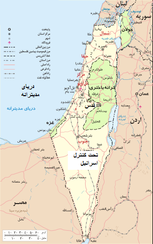 اسرائیل غزه را نصف کرد