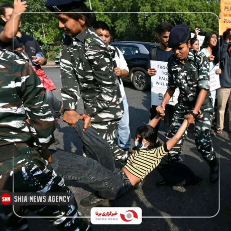 حمله به تجمع دانشجویان حامی فلسطین در هند حمله به تجمع دانشجویان حامی فلسطین در هند