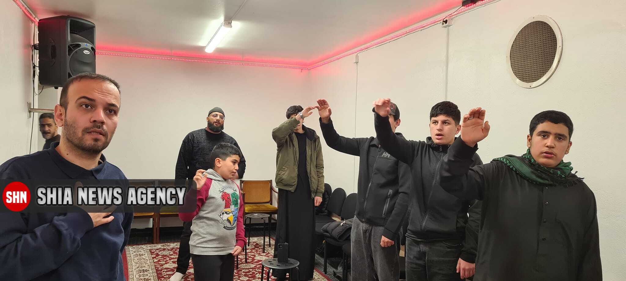 تصاویر | مراسم عزاداری ایام فاطمیه در شهر کریخانستاد سوئد