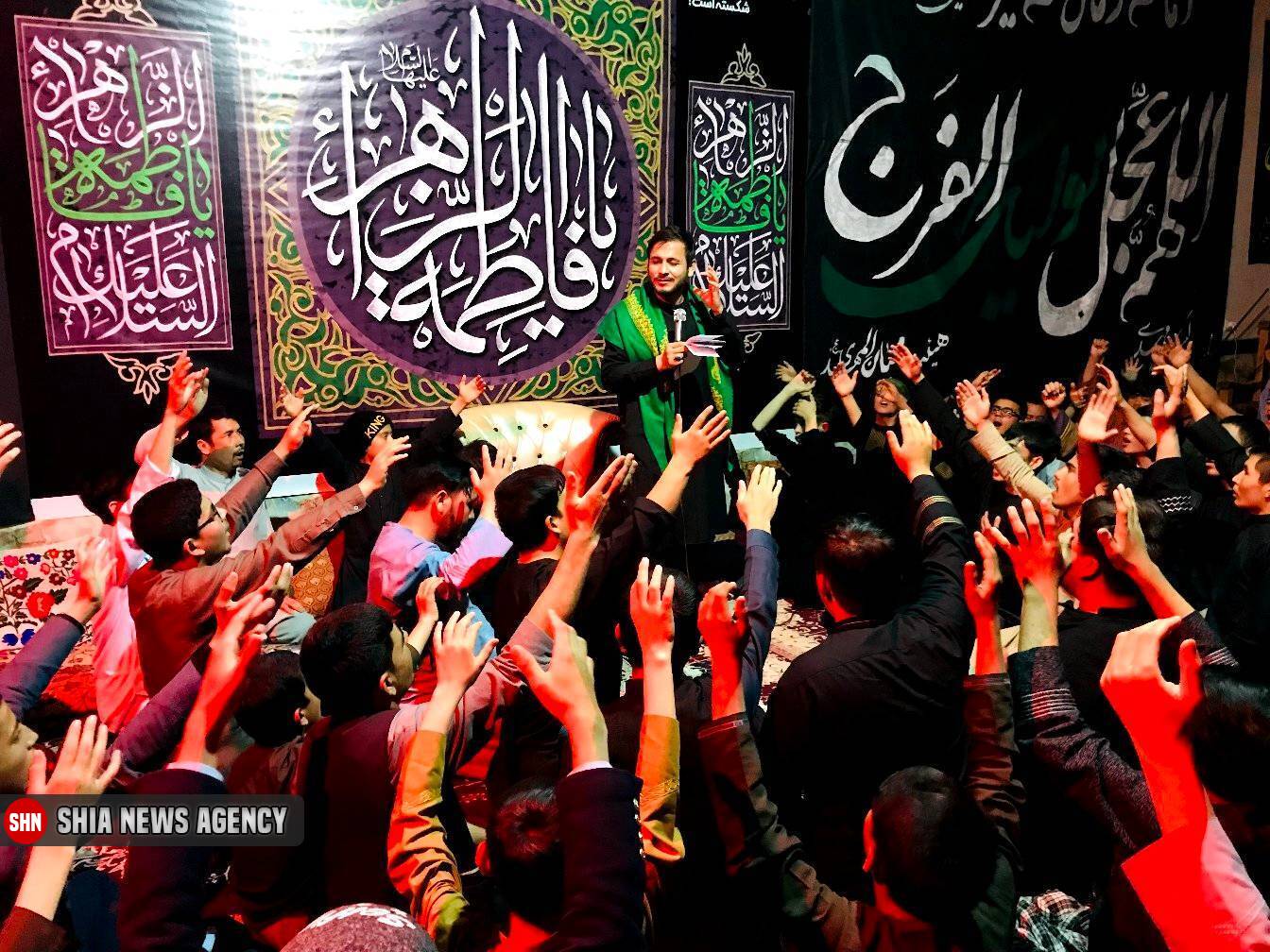 تصاویر/ مراسم شهادت حضرت زهرا(س) در شهر مزارشریف افغانستان