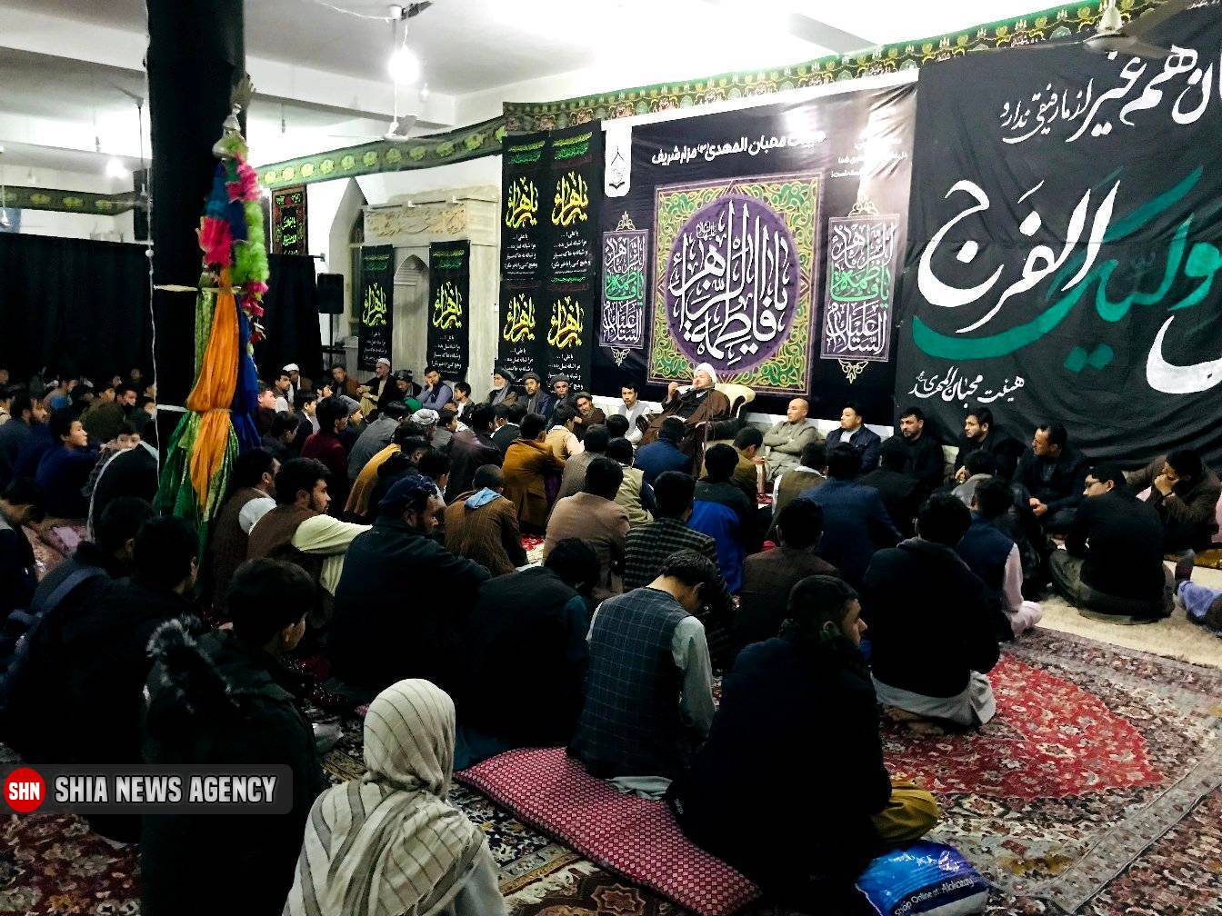 تصاویر/ مراسم شهادت حضرت زهرا(س) در شهر مزارشریف افغانستان