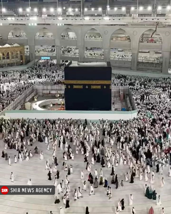 ورودی پشتبام کعبه باز شد+ فیلم ورودی پشتبام کعبه باز شد+ فیلم