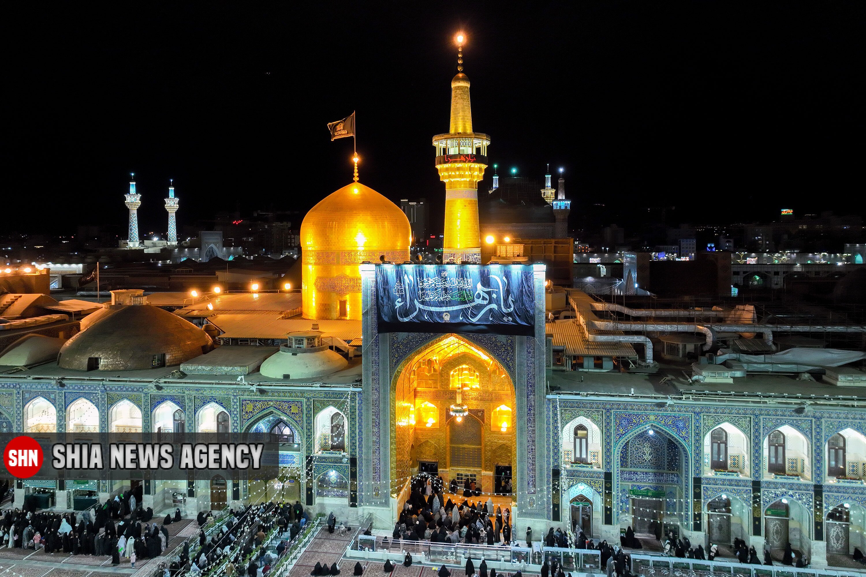 تصاویر/ حرم امام رضا (ع) در عزای شهادت حضرت زهرا(س)