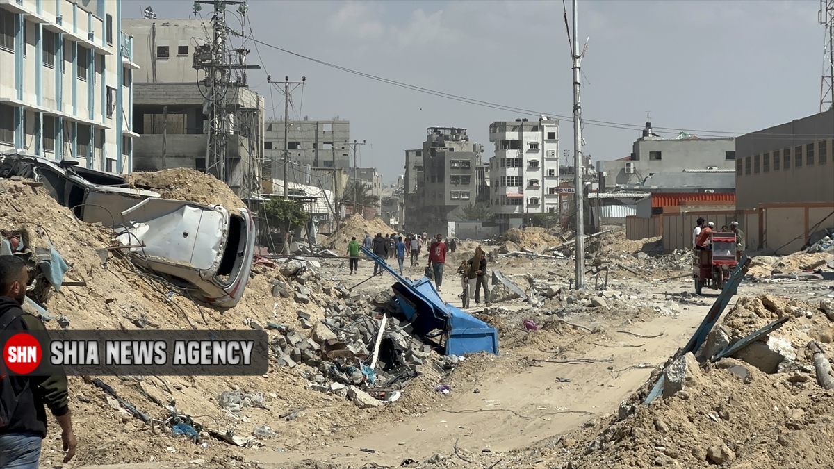 تصاویر | وضعیت خان‌یونس پس از عقب‌نشینی نظامیان اسرائیل