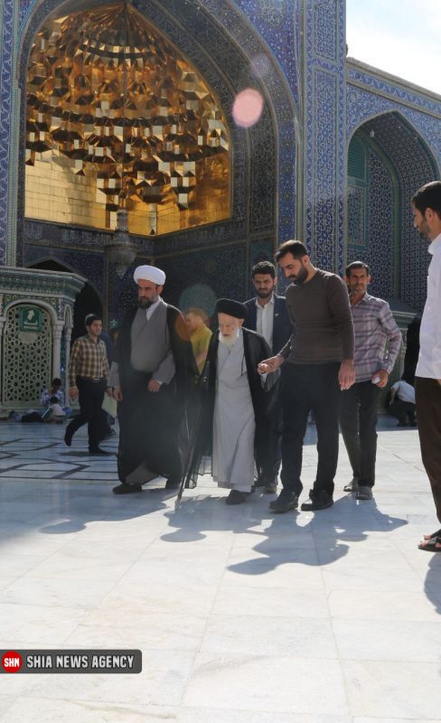 تصاویری از حضور آیت الله شبیری زنجانی به حرم حضرت فاطمه معصومه(س) تصاویری از حضور آیت الله شبیری زنجانی به حرم حضرت فاطمه معصومه(س)