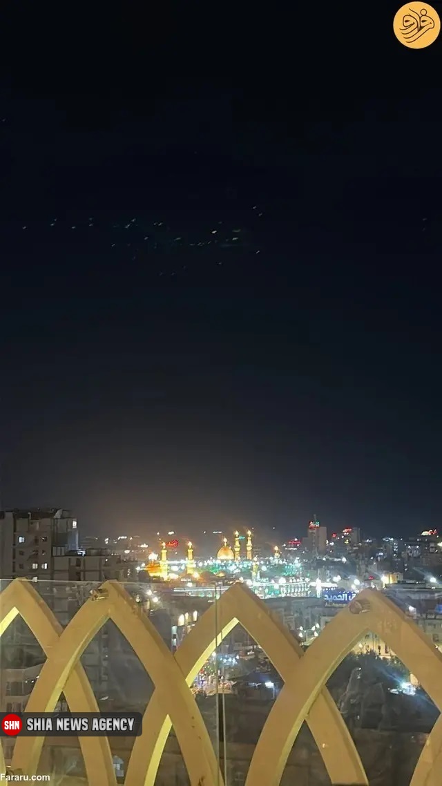 تصویر/ پرواز دهها پهپاد ایرانی بر فراز بین الحرمین تصویر/ پرواز دهها پهپاد ایرانی بر فراز بین الحرمین