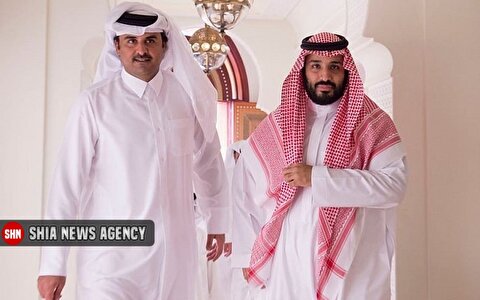 تاکید امیر قطر و ولیعهد عربستان بر لزوم کاهش تنش