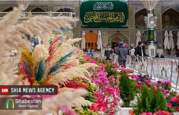 تصاویر| گل آرایی آستان مطهر علوی به مناسبت میلاد کریم اهل بیت(ع) تصاویر| گل آرایی آستان مطهر علوی به مناسبت میلاد کریم اهل بیت(ع)