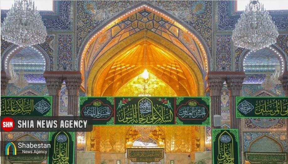 گل‌آرایی حرم امام حسین(ع) به مناسبت میلاد کریم اهل‌بیت(ع)