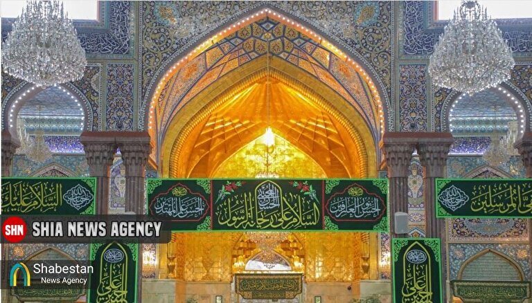گل‌آرایی حرم امام حسین(ع) به مناسبت میلاد کریم اهل‌بیت(ع)