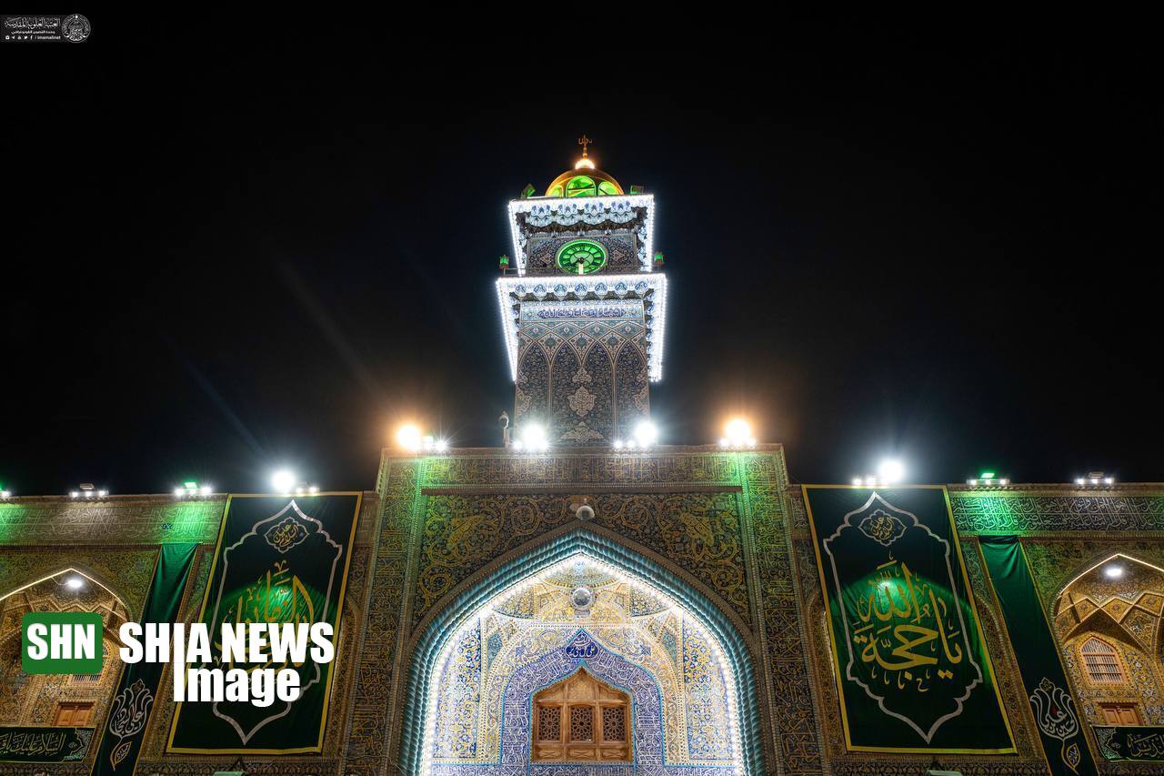 گلآرایی حرم علوی در آستانه نیمه شعبان گلآرایی حرم علوی در آستانه نیمه شعبان