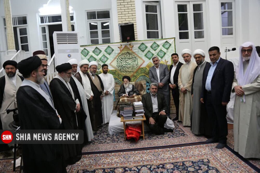 دیدار مدیران پژوهشی و محققین عتبه عباسیه با آیت الله شبیری زنجانی + تصاویر دیدار مدیران پژوهشی و محققین عتبه عباسیه با آیت الله شبیری زنجانی + تصاویر