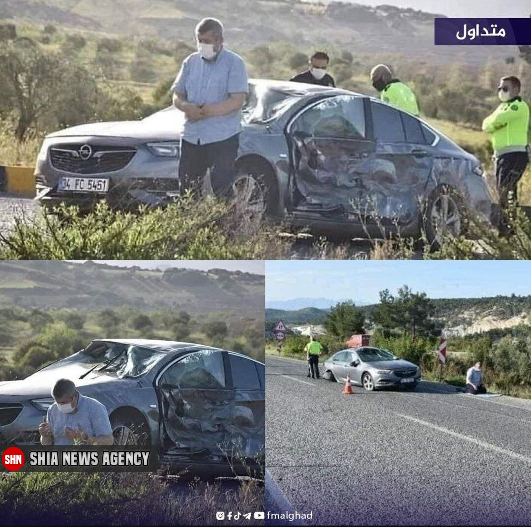 نماز شکر پس از نجات معجزهآسا از تصادف نماز شکر پس از نجات معجزهآسا از تصادف