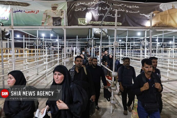تصاویر | معاینه زائران در مرز شلمچه تصاویر | معاینه زائران در مرز شلمچه