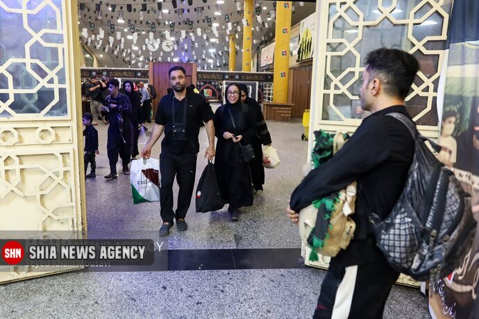 تصاویر | معاینه زائران در مرز شلمچه تصاویر | معاینه زائران در مرز شلمچه