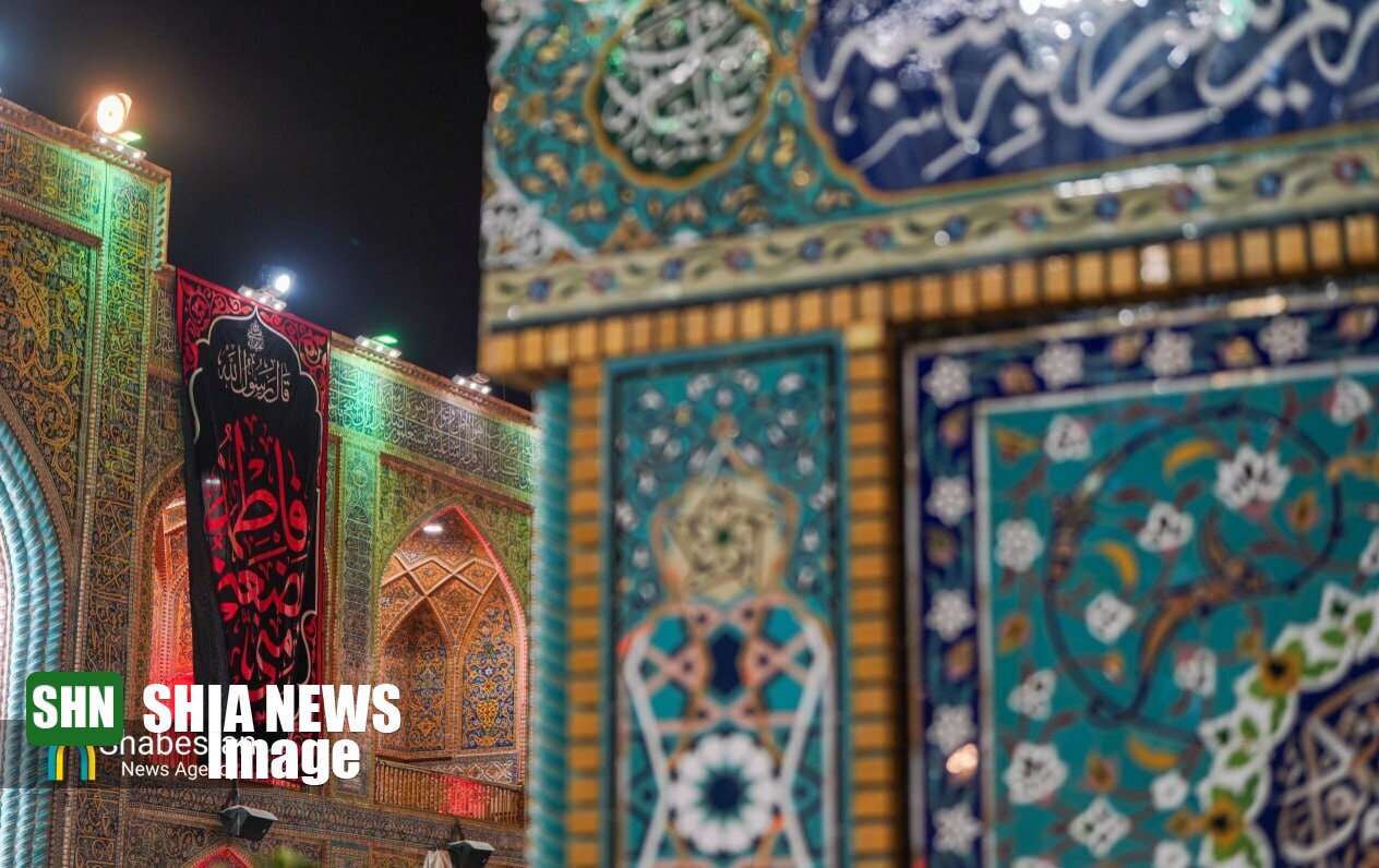آستان مطهر علوی در آستانه ایام فاطمیه سیاه پوش شد آستان مطهر علوی در آستانه ایام فاطمیه سیاه پوش شد