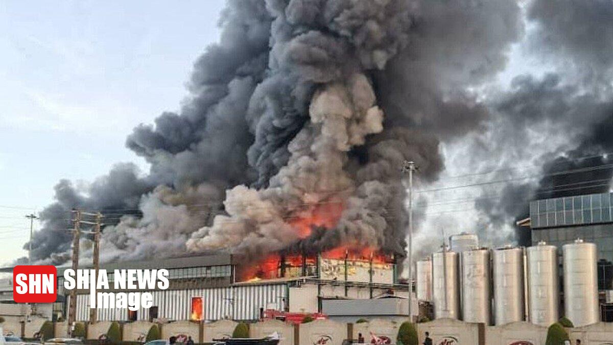 آخرین جزئیات حادثه آتشسوزی کارخانه لبنیات کاله آخرین جزئیات حادثه آتشسوزی کارخانه لبنیات کاله