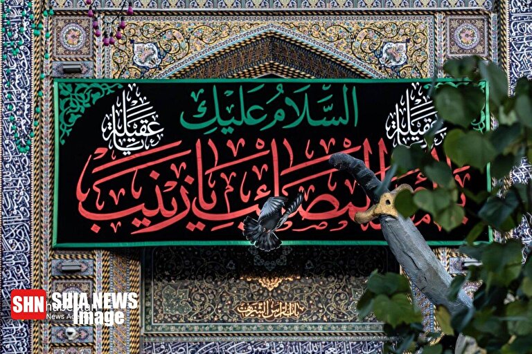 عزاداری زائران در کربلا در سالروز ارتحال حضرت زینب(س)