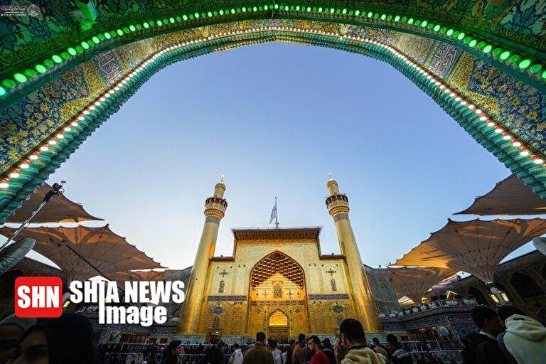 تصاویری از ایوان طلای جدید حرم امیرالمومنین (ع)